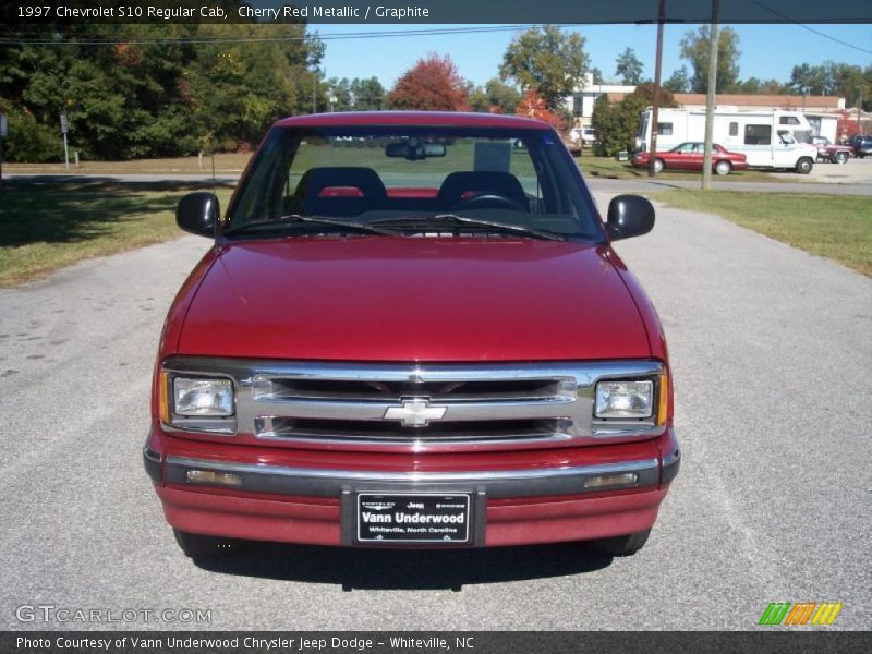 Cherry Red Metallic / Graphite 1997 Chevrolet S10 Regular Cab