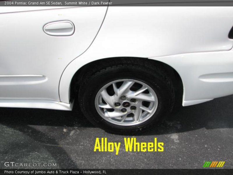 Summit White / Dark Pewter 2004 Pontiac Grand Am SE Sedan