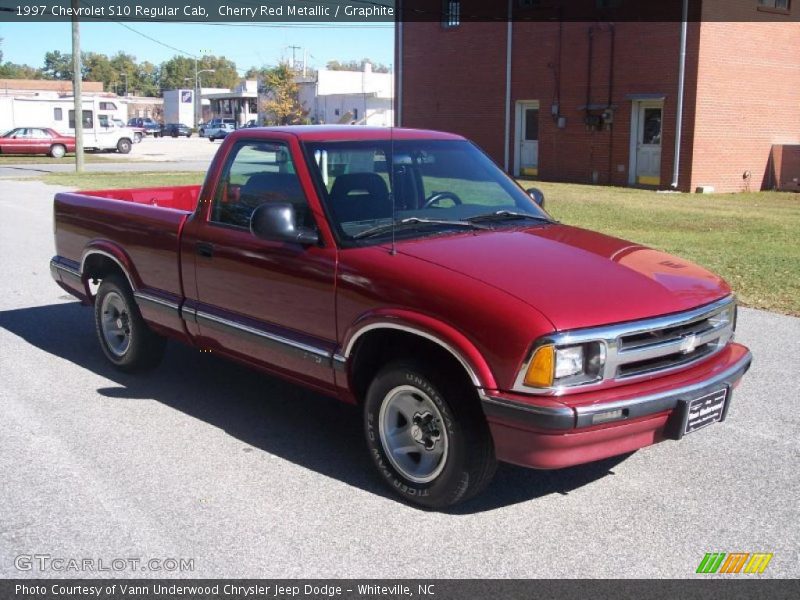 Front 3/4 View of 1997 S10 Regular Cab