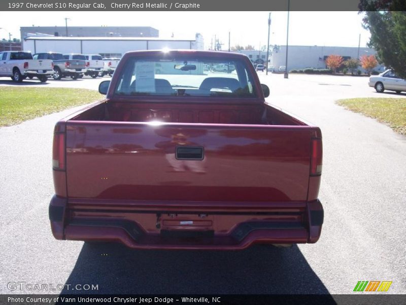 Cherry Red Metallic / Graphite 1997 Chevrolet S10 Regular Cab