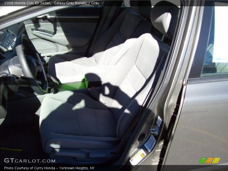 Galaxy Gray Metallic / Gray 2008 Honda Civic EX Sedan
