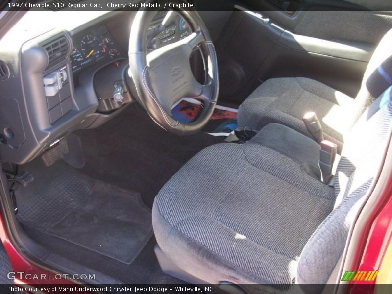 1997 S10 Regular Cab Graphite Interior