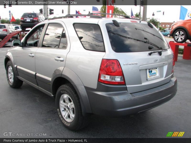 Diamond Silver Metallic / Gray 2003 Kia Sorento EX