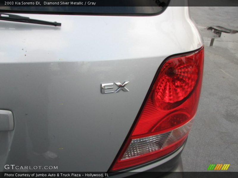 Diamond Silver Metallic / Gray 2003 Kia Sorento EX