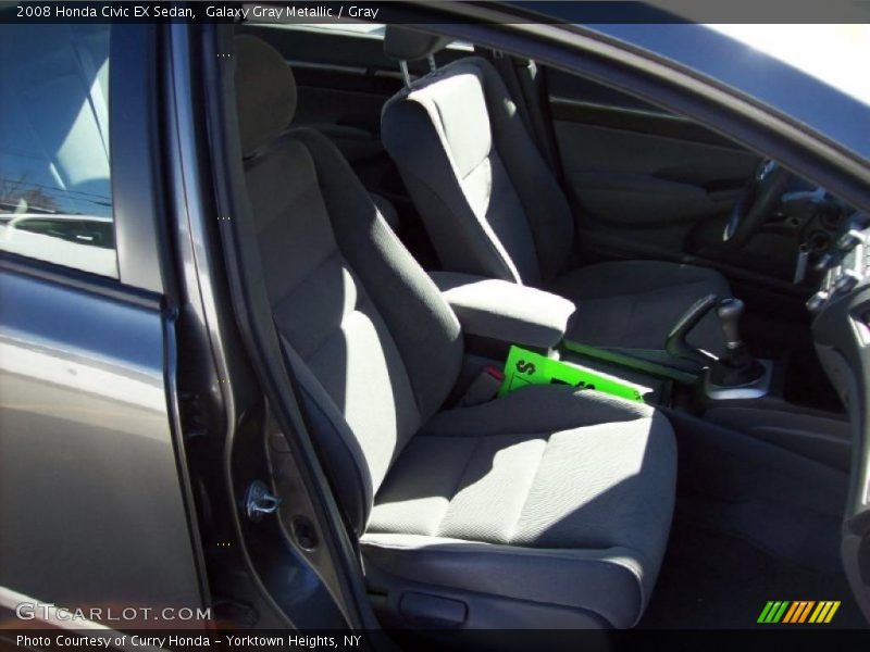 Galaxy Gray Metallic / Gray 2008 Honda Civic EX Sedan