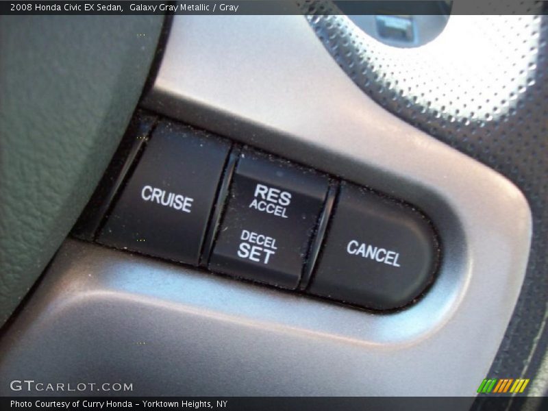 Controls of 2008 Civic EX Sedan