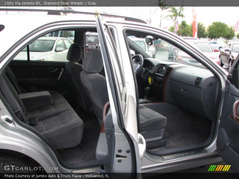 Diamond Silver Metallic / Gray 2003 Kia Sorento EX