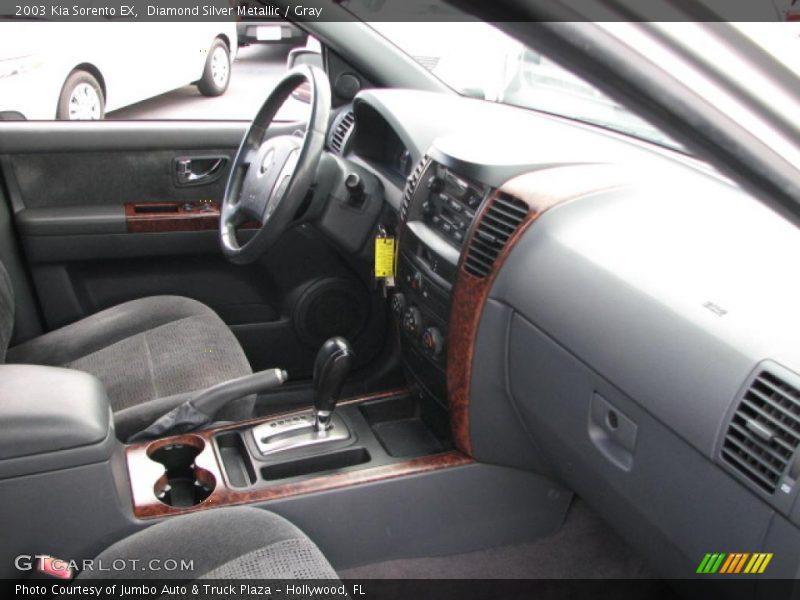 Diamond Silver Metallic / Gray 2003 Kia Sorento EX
