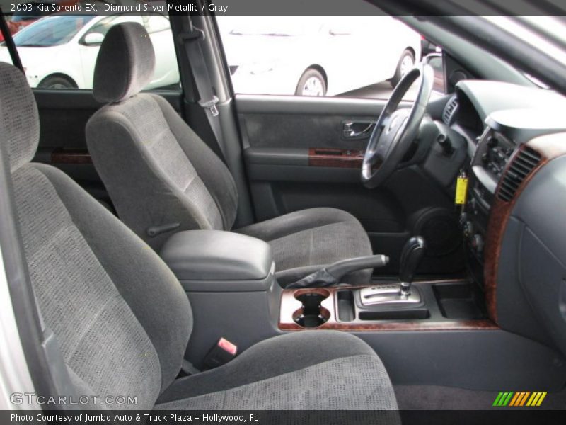 Diamond Silver Metallic / Gray 2003 Kia Sorento EX