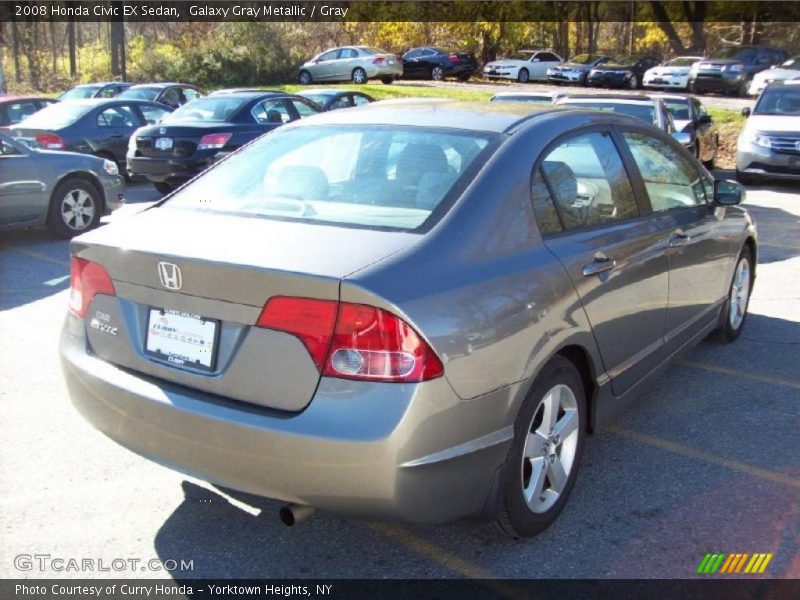 Galaxy Gray Metallic / Gray 2008 Honda Civic EX Sedan
