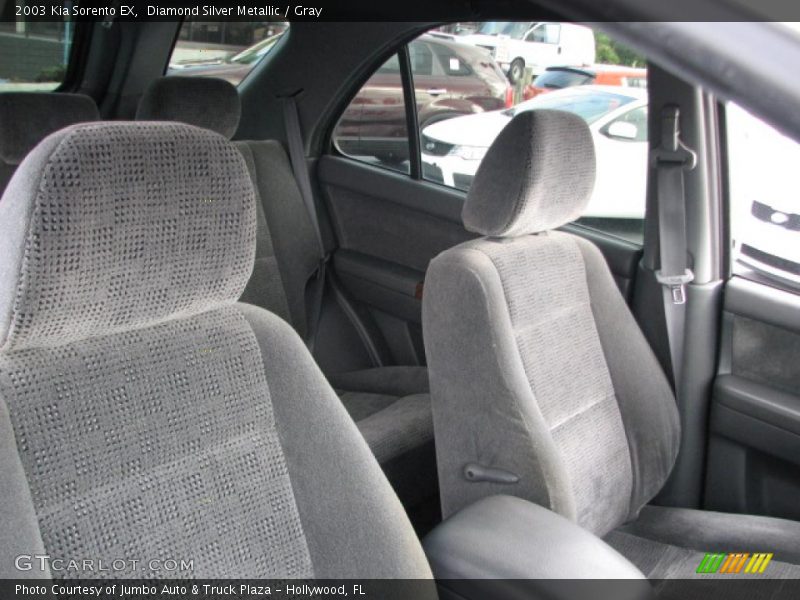 Diamond Silver Metallic / Gray 2003 Kia Sorento EX
