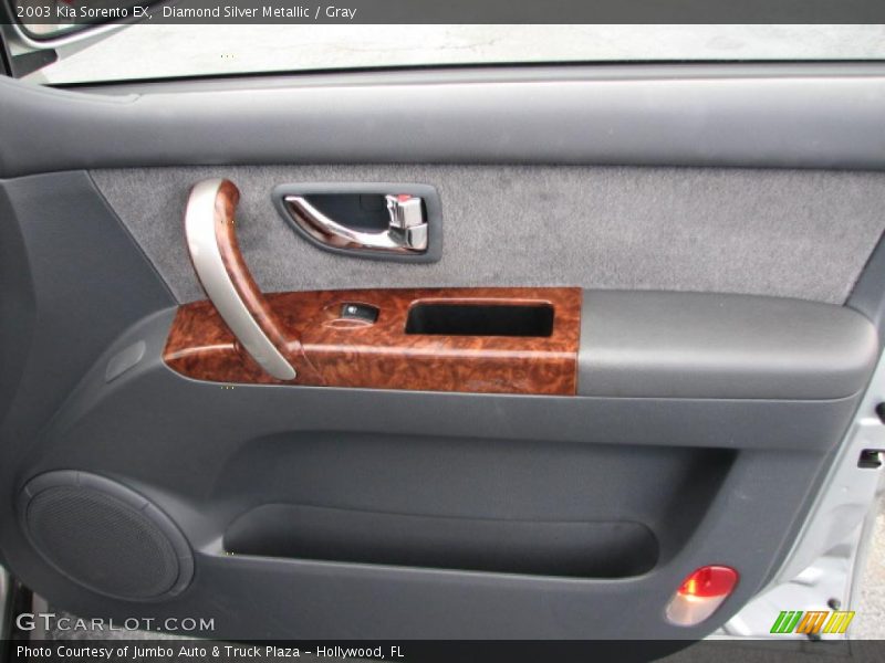 Diamond Silver Metallic / Gray 2003 Kia Sorento EX