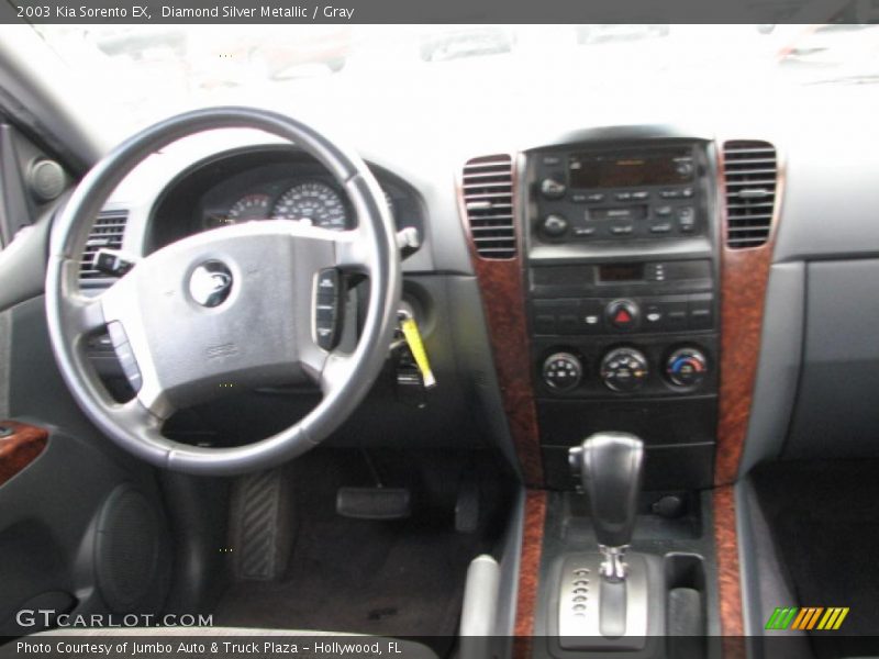 Diamond Silver Metallic / Gray 2003 Kia Sorento EX
