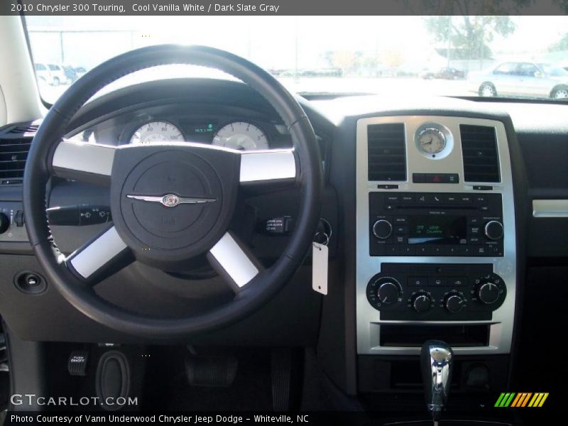 Cool Vanilla White / Dark Slate Gray 2010 Chrysler 300 Touring