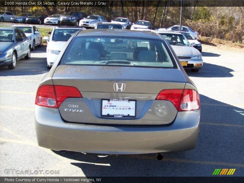 Galaxy Gray Metallic / Gray 2008 Honda Civic EX Sedan