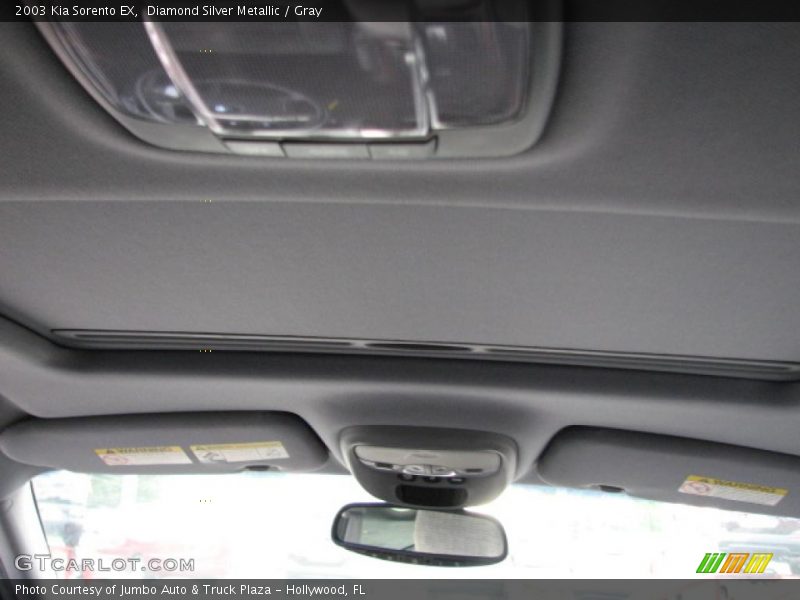 Diamond Silver Metallic / Gray 2003 Kia Sorento EX