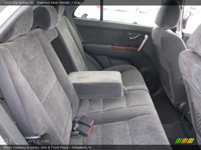 Diamond Silver Metallic / Gray 2003 Kia Sorento EX