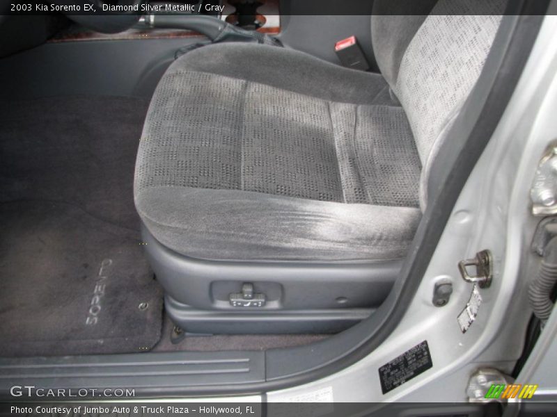 Diamond Silver Metallic / Gray 2003 Kia Sorento EX
