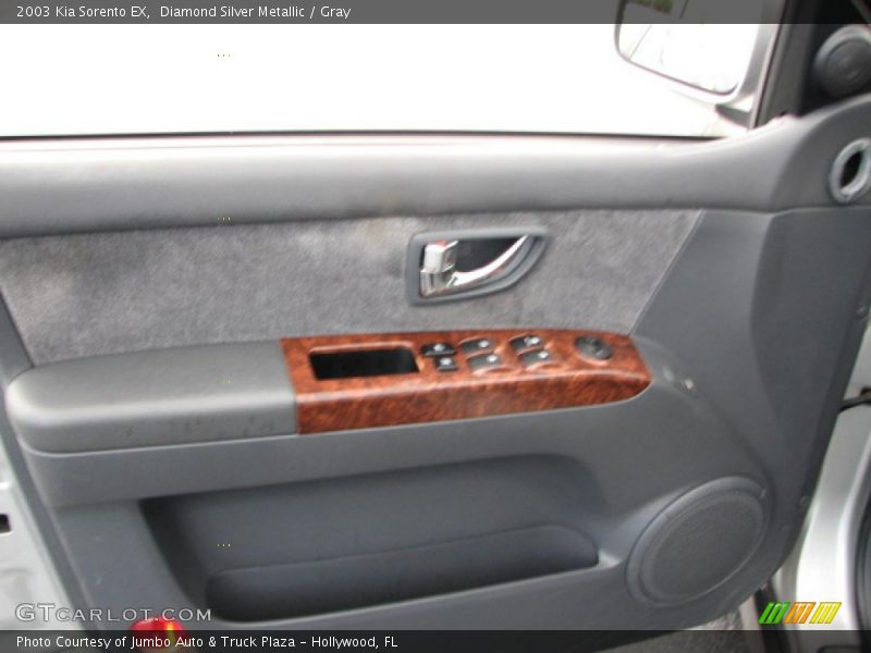 Diamond Silver Metallic / Gray 2003 Kia Sorento EX