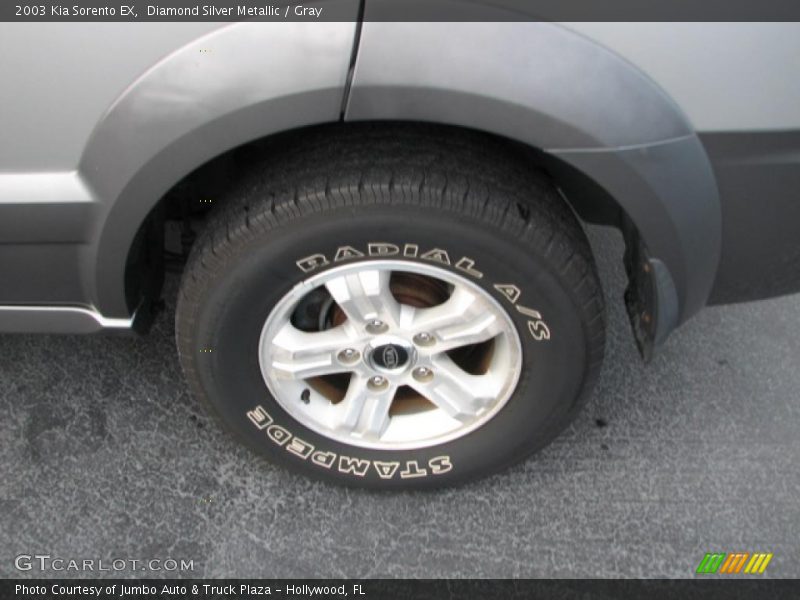 Diamond Silver Metallic / Gray 2003 Kia Sorento EX
