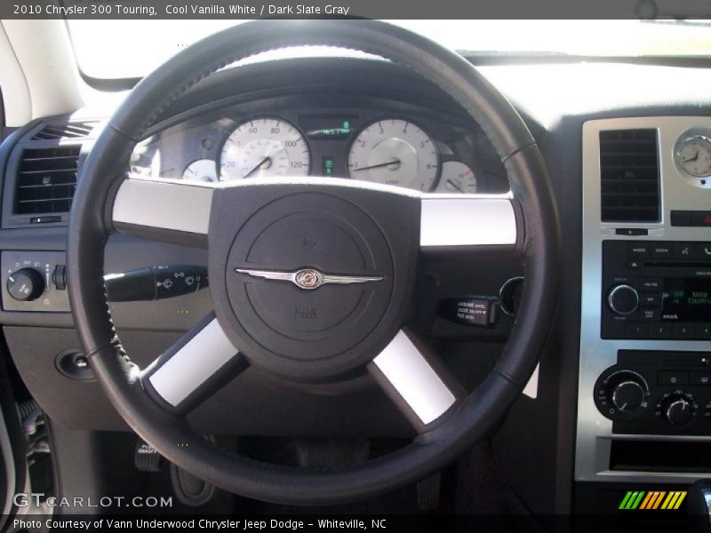 Cool Vanilla White / Dark Slate Gray 2010 Chrysler 300 Touring