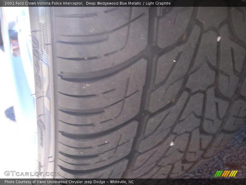 Deep Wedgewood Blue Metallic / Light Graphite 2001 Ford Crown Victoria Police Interceptor