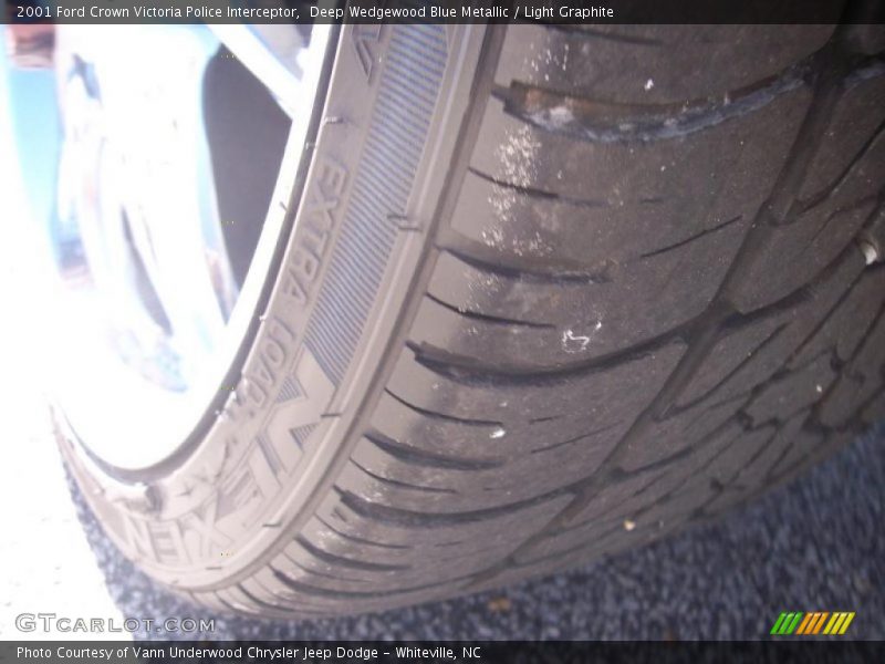 Deep Wedgewood Blue Metallic / Light Graphite 2001 Ford Crown Victoria Police Interceptor