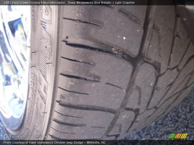 Deep Wedgewood Blue Metallic / Light Graphite 2001 Ford Crown Victoria Police Interceptor