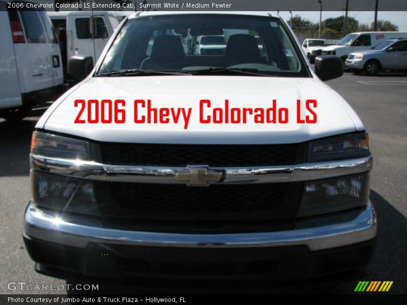 Summit White / Medium Pewter 2006 Chevrolet Colorado LS Extended Cab