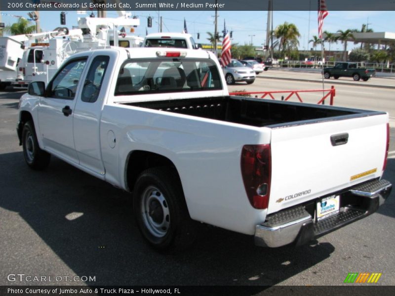 Summit White / Medium Pewter 2006 Chevrolet Colorado LS Extended Cab