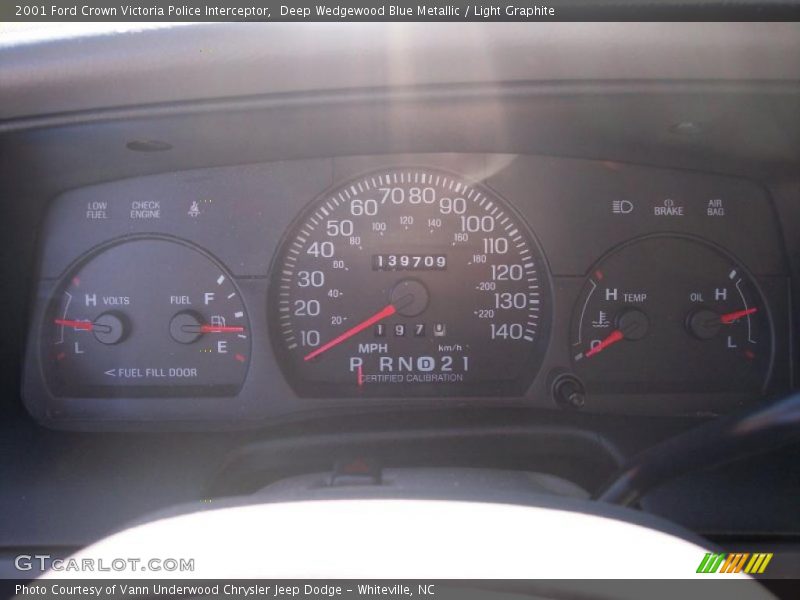  2001 Crown Victoria Police Interceptor Police Interceptor Gauges