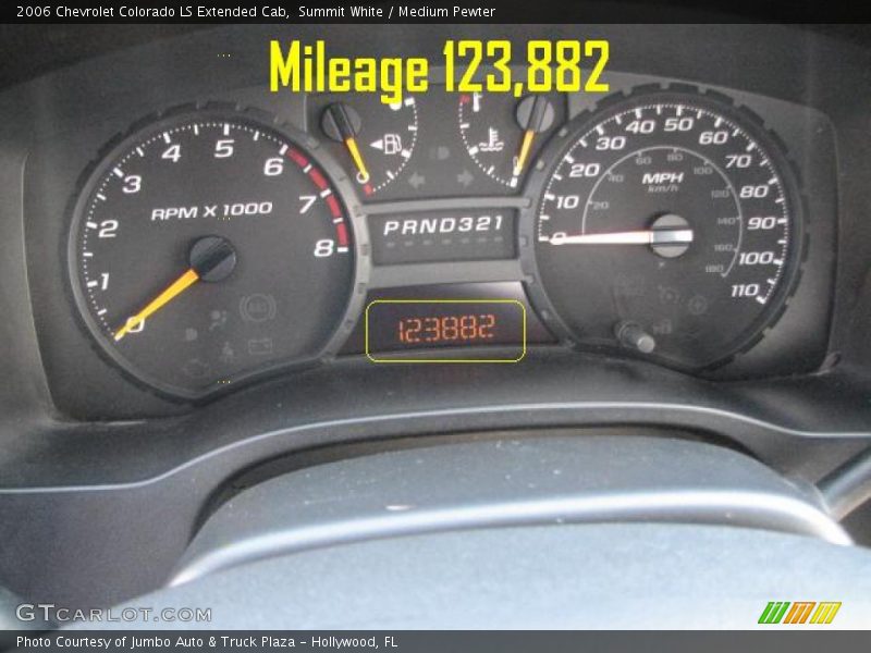 Summit White / Medium Pewter 2006 Chevrolet Colorado LS Extended Cab