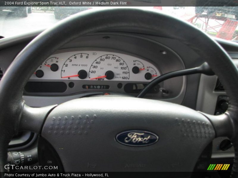 Oxford White / Medium Dark Flint 2004 Ford Explorer Sport Trac XLT