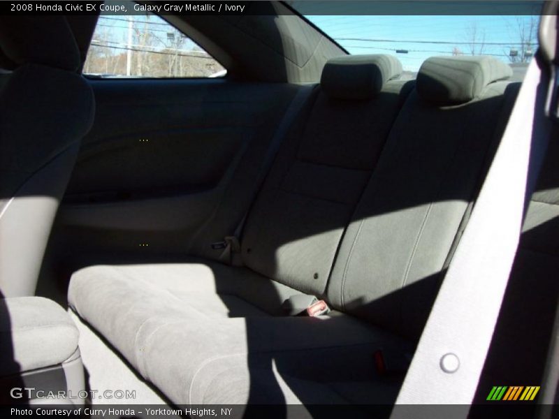 Galaxy Gray Metallic / Ivory 2008 Honda Civic EX Coupe