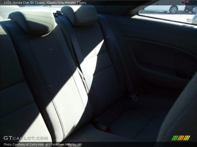 Galaxy Gray Metallic / Ivory 2008 Honda Civic EX Coupe