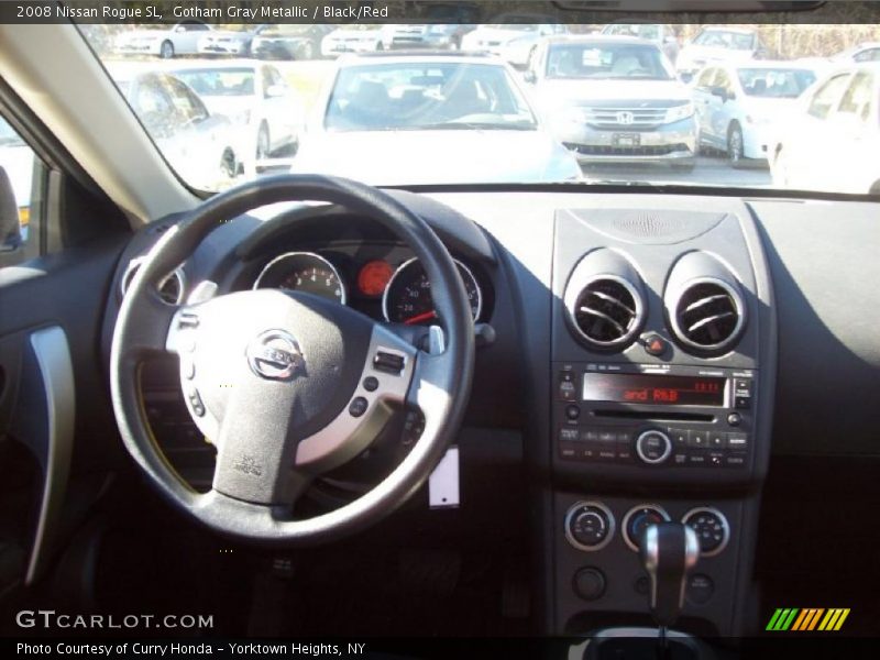 Gotham Gray Metallic / Black/Red 2008 Nissan Rogue SL