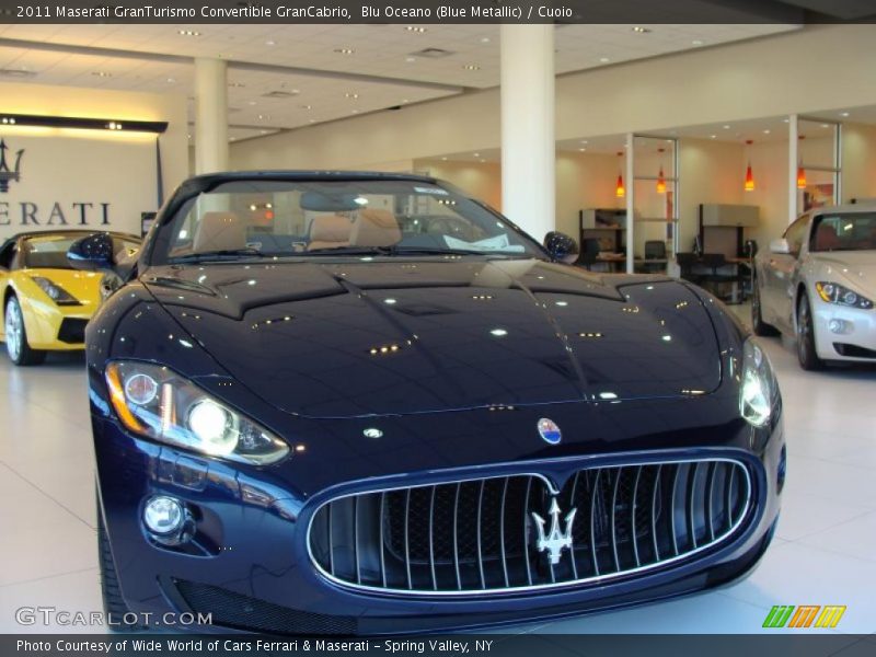 Blu Oceano (Blue Metallic) / Cuoio 2011 Maserati GranTurismo Convertible GranCabrio