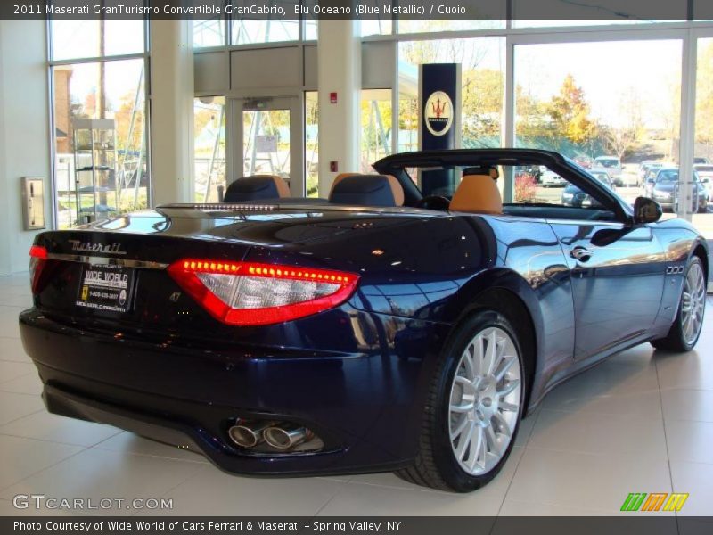 Blu Oceano (Blue Metallic) / Cuoio 2011 Maserati GranTurismo Convertible GranCabrio