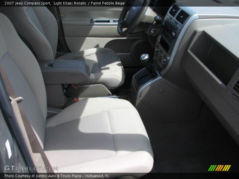 Light Khaki Metallic / Pastel Pebble Beige 2007 Jeep Compass Sport