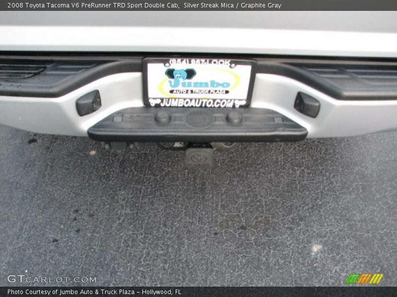 Silver Streak Mica / Graphite Gray 2008 Toyota Tacoma V6 PreRunner TRD Sport Double Cab