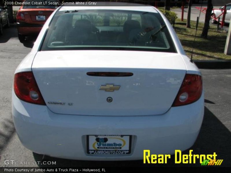 Summit White / Gray 2008 Chevrolet Cobalt LT Sedan