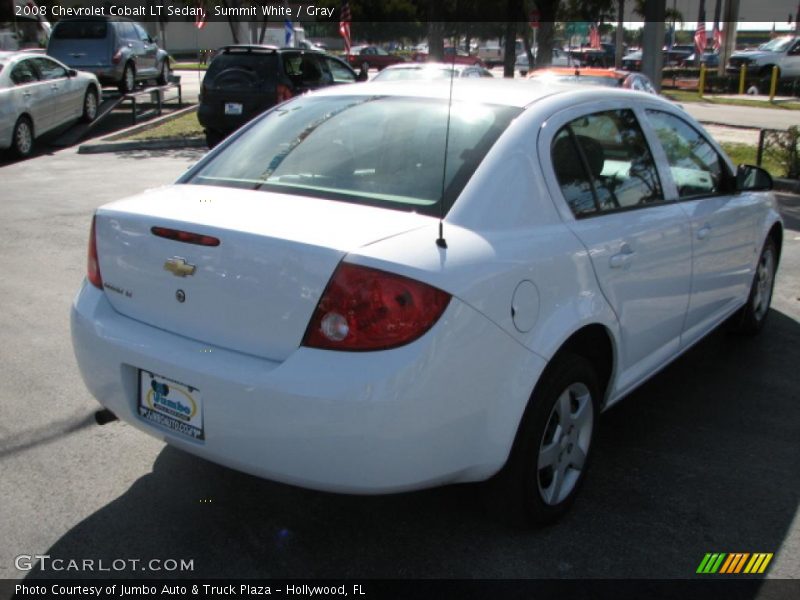 Summit White / Gray 2008 Chevrolet Cobalt LT Sedan