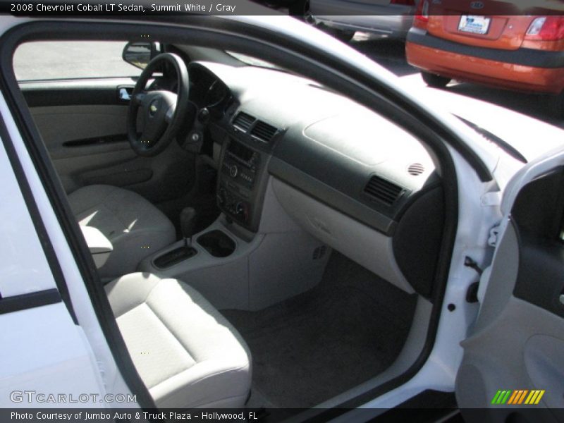Summit White / Gray 2008 Chevrolet Cobalt LT Sedan
