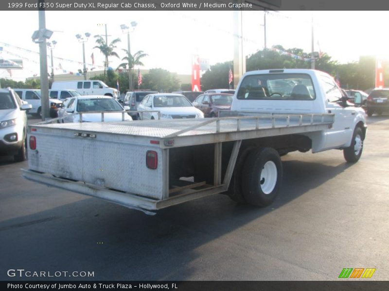 Oxford White / Medium Graphite 1999 Ford F350 Super Duty XL Regular Cab Chassis