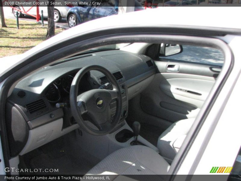 Summit White / Gray 2008 Chevrolet Cobalt LT Sedan