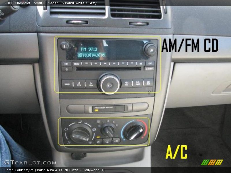 Summit White / Gray 2008 Chevrolet Cobalt LT Sedan