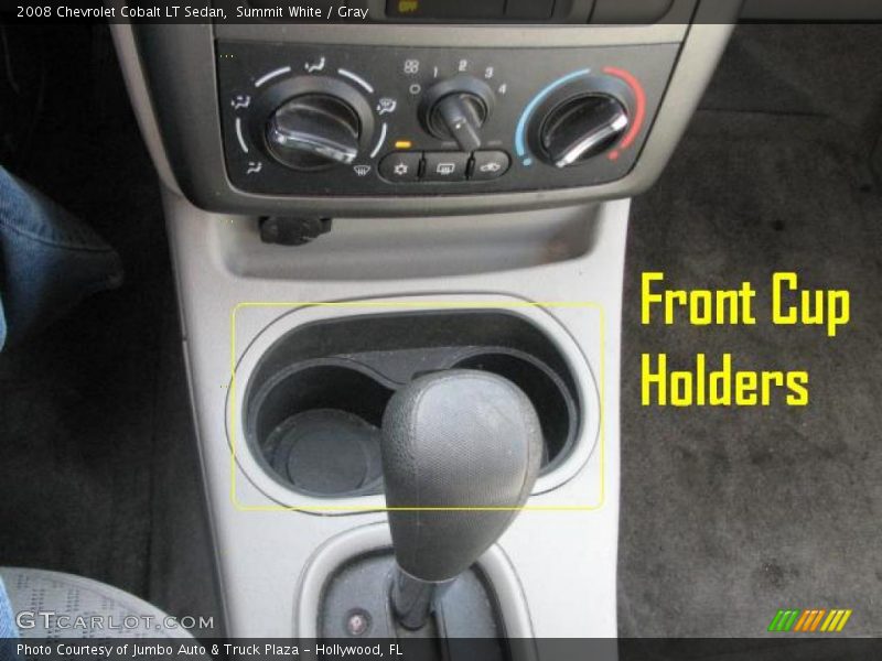 Summit White / Gray 2008 Chevrolet Cobalt LT Sedan