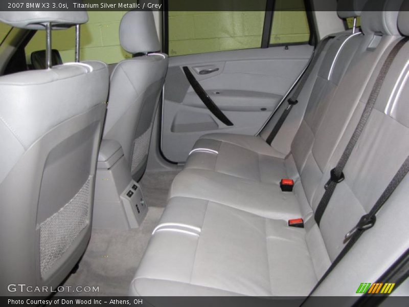 Titanium Silver Metallic / Grey 2007 BMW X3 3.0si