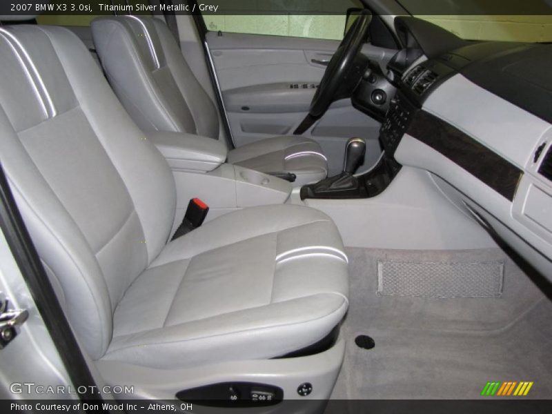 Titanium Silver Metallic / Grey 2007 BMW X3 3.0si