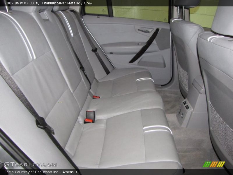 Titanium Silver Metallic / Grey 2007 BMW X3 3.0si